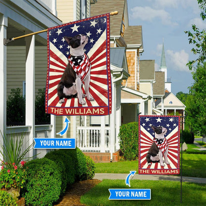 Personalized Dog Flags, Boston Terrier Garden Flag-House Flag, Dog Flag For House, Garden Flags Dogs, Dog House Flags