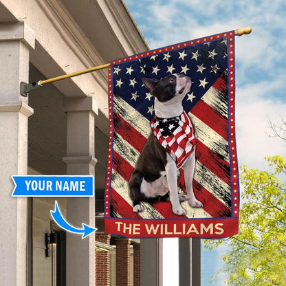 Personalized Dog Flags, Boston Terrier Garden Flag, Dog Flag For House, Garden Flags Dogs, Dog House Flags