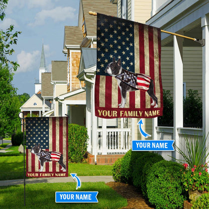 Personalized Dog Flags, Boston Terrier Garden Flag, Gift For Dog Lovers, Custom Dog Garden Flags, Garden Flags Dogs, Dog House Flags
