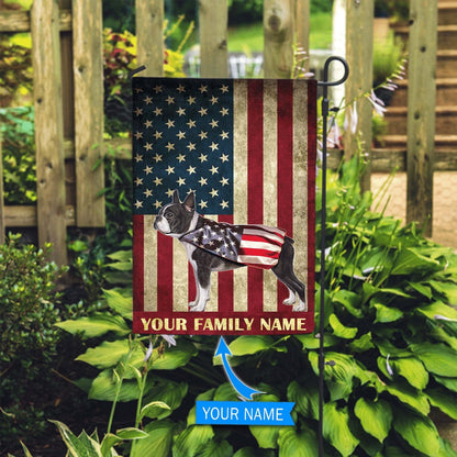 Personalized Dog Flags, Boston Terrier Garden Flag, Gift For Dog Lovers, Custom Dog Garden Flags, Garden Flags Dogs, Dog House Flags