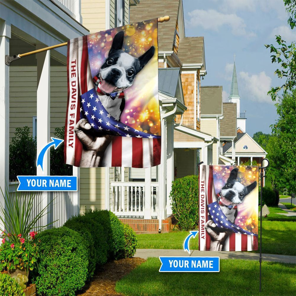Personalized Dog Flags, Boston Terrier House Flag, Dog Flag For House, Garden Flags Dogs, Dog House Flags