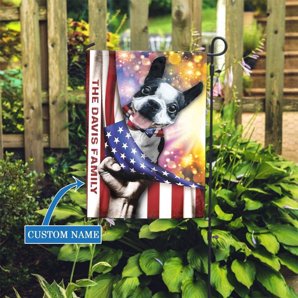 Personalized Dog Flags, Boston Terrier House Flag, Dog Flag For House, Garden Flags Dogs, Dog House Flags