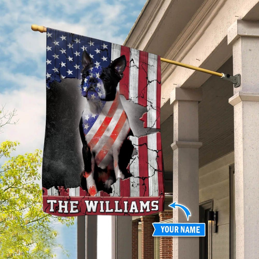 Personalized Dog Flags, Boston Usa Flag, Dog Flag For House, Garden Flags Dogs, Dog House Flags