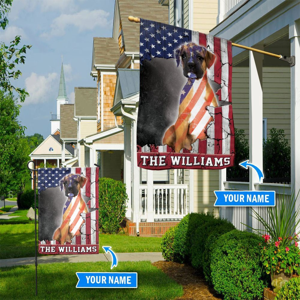 Personalized Dog Flags, Boxer Flag, Custom Dog Garden Flags, Dog Flags Outdoor, Garden Flags Dogs, Dog House Flags