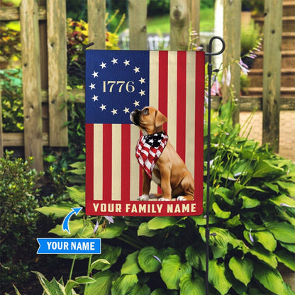 Personalized Dog Flags, Boxer Flag, Custom Dog Garden Flags, Outdoor Decor, Garden Flags Dogs, Dog House Flags