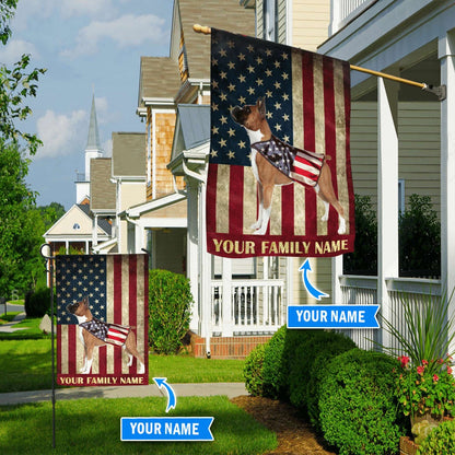 Personalized Dog Flags, Boxer Garden Dog Flag, Custom Dog Garden Flags, Outdoor Decoration, Garden Flags Dogs, Dog House Flags