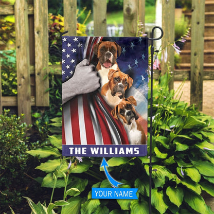Personalized Dog Flags, Boxer House Flag, Custom Dog Garden Flags, Dog Flags Outdoor, Garden Flags Dogs, Dog House Flags