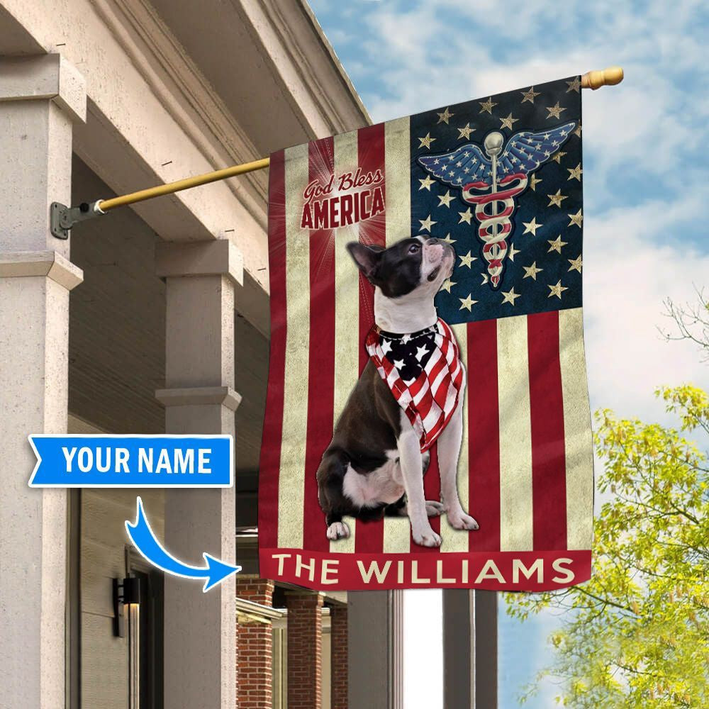 Personalized Dog Flags, Boxer Nurses Flag, Custom Dog Garden Flags, Dog Flags Outdoor, Garden Flags Dogs, Dog House Flags