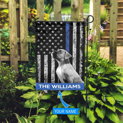 Personalized Dog Flags, Boxer Police Flag, Custom Dog Garden Flags, Garden Flags Dogs, Dog House Flags