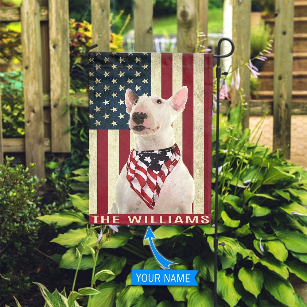 Personalized Dog Flags, Bull Terrier Garden Flag, Custom Dog Garden Flags, Garden Flags Dogs, Dog House Flags