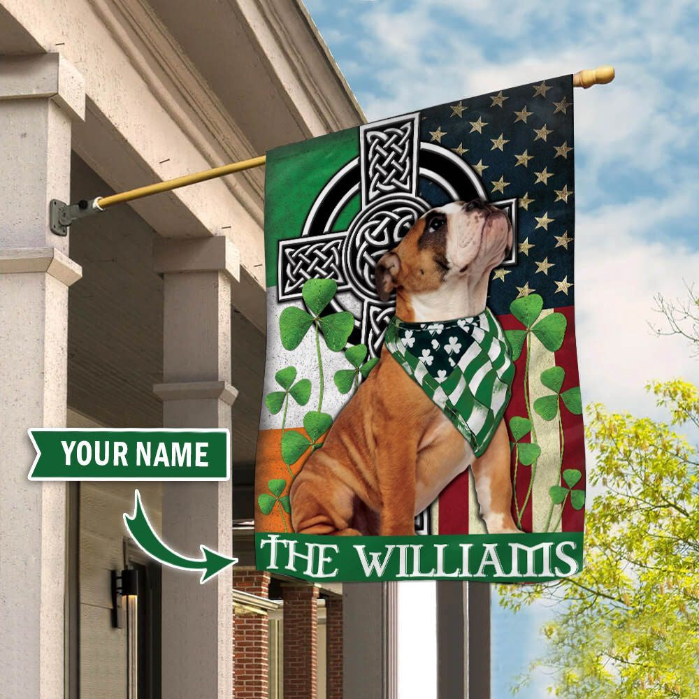 Personalized Dog Flags, Bulldog  Flag, Custom Dog Garden Flags, Dog Flags Outdoor, Garden Flags Dogs, Dog House Flags