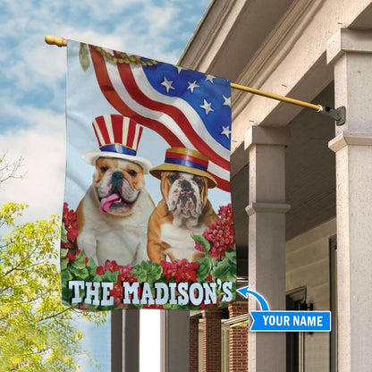 Personalized Dog Flags, Bulldog House Flag, Custom Dog Garden Flags, Dog Flags Outdoor, Garden Flags Dogs, Dog House Flags