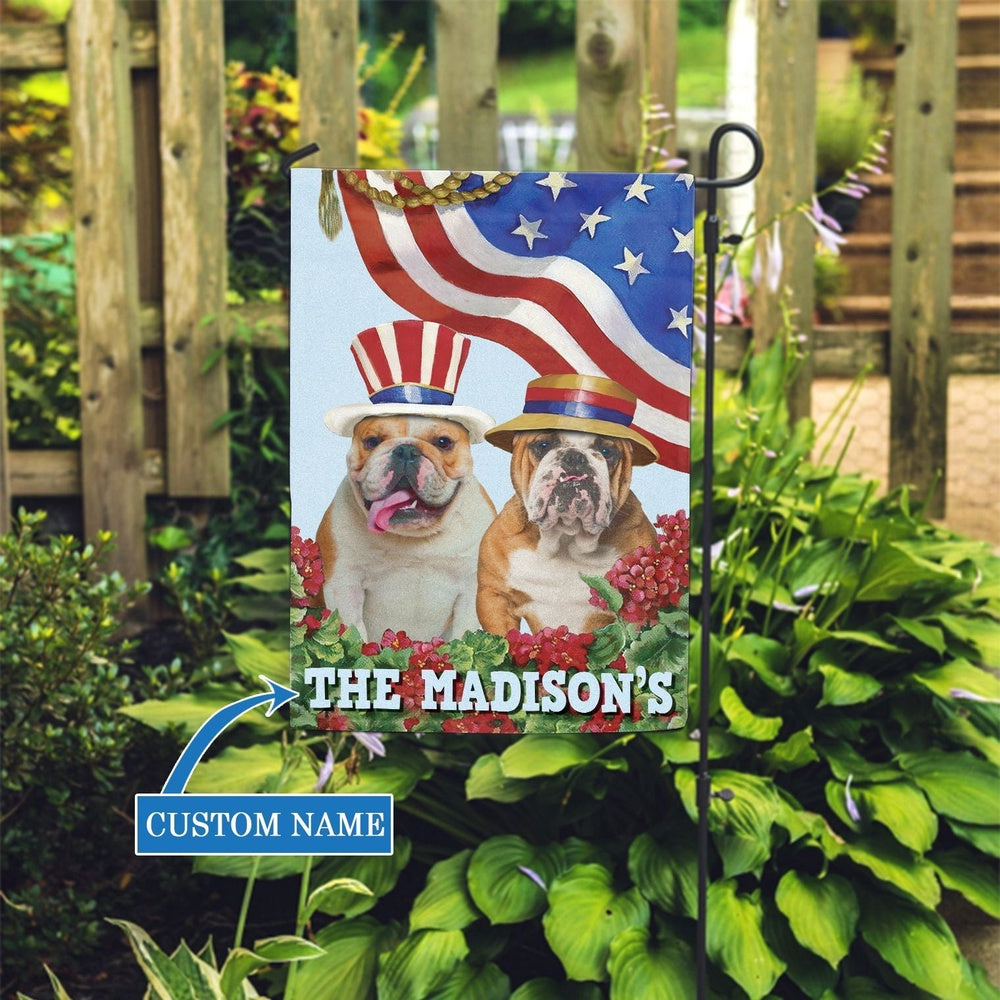Personalized Dog Flags, Bulldog House Flag, Custom Dog Garden Flags, Dog Flags Outdoor, Garden Flags Dogs, Dog House Flags