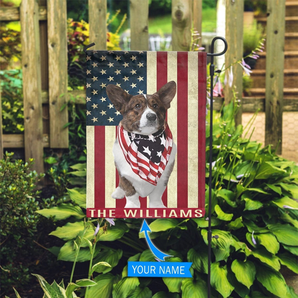 Personalized Dog Flags, Cardigan Welsh Corgi Flag, Custom Dog Garden Flags, Garden Flags Dogs, Dog House Flags