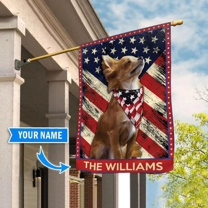 Personalized Dog Flags, Chihuahua Flag, Custom Dog Garden Flags, Dog Flags Outdoor, Garden Flags Dogs, Dog House Flags