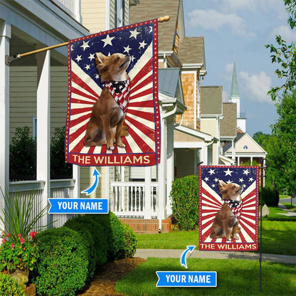 Personalized Dog Flags, Chihuahua Garden Flag-House Flag, Custom Dog Garden Flags, Dog Flags Outdoor, Garden Flags Dogs, Dog House Flags