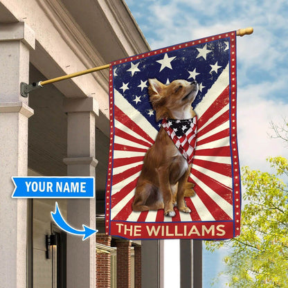 Personalized Dog Flags, Chihuahua Garden Flag-House Flag, Custom Dog Garden Flags, Dog Flags Outdoor, Garden Flags Dogs, Dog House Flags