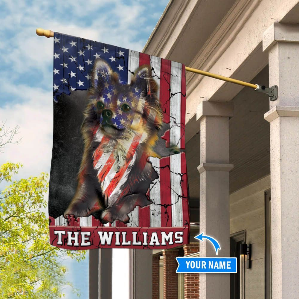 Personalized Dog Flags, Chihuahua Usa Flag, Custom Dog Garden Flags, Dog Flags Outdoor, Garden Flags Dogs, Dog House Flags