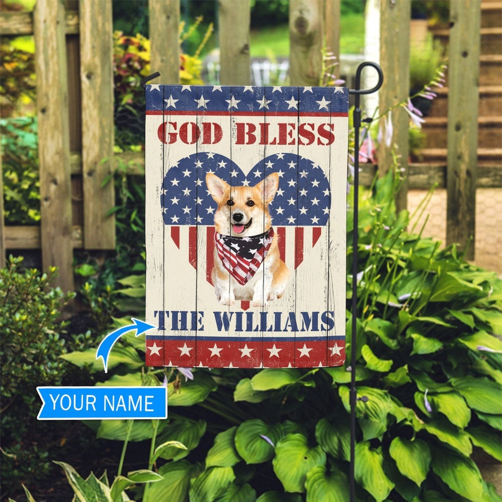 Personalized Dog Flags, Corgi Custom Garden Flag, Custom Dog Garden Flags, Dog Flags Outdoor, Garden Flags Dogs, Dog House Flags