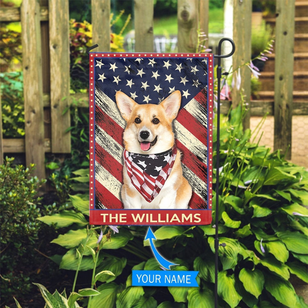 Personalized Dog Flags, Corgi Flag, Custom Dog Garden Flags, Dog Flags Outdoor, Garden Flags Dogs, Dog House Flags