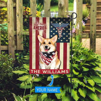 Personalized Dog Flags, Corgi Nurses Flag, Custom Dog Garden Flags, Dog Flags Outdoor, Garden Flags Dogs, Dog House Flags