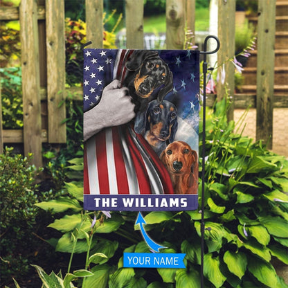 Personalized Dog Flags, Dachshund Custom Flag, Custom Dog Garden Flags, Dog Flags Outdoor, Garden Flags Dogs, Dog House Flags