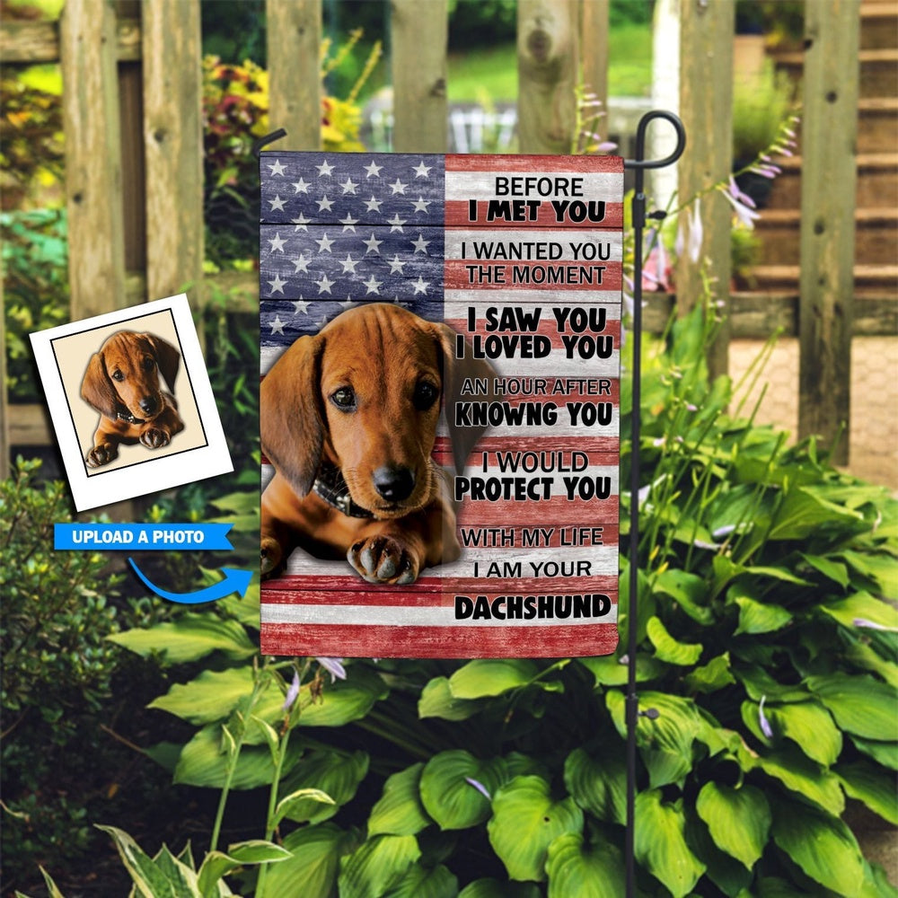 Personalized Dog Flags, Dachshund Flag, Custom Dog Garden Flags, Dog Flags Outdoor, Garden Flags Dogs, Dog House Flags