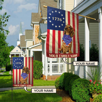 Personalized Dog Flags, Dachshund Flag, Custom Dog Garden Flags, Dog Gifts For Owners, Garden Flags Dogs, Dog House Flags