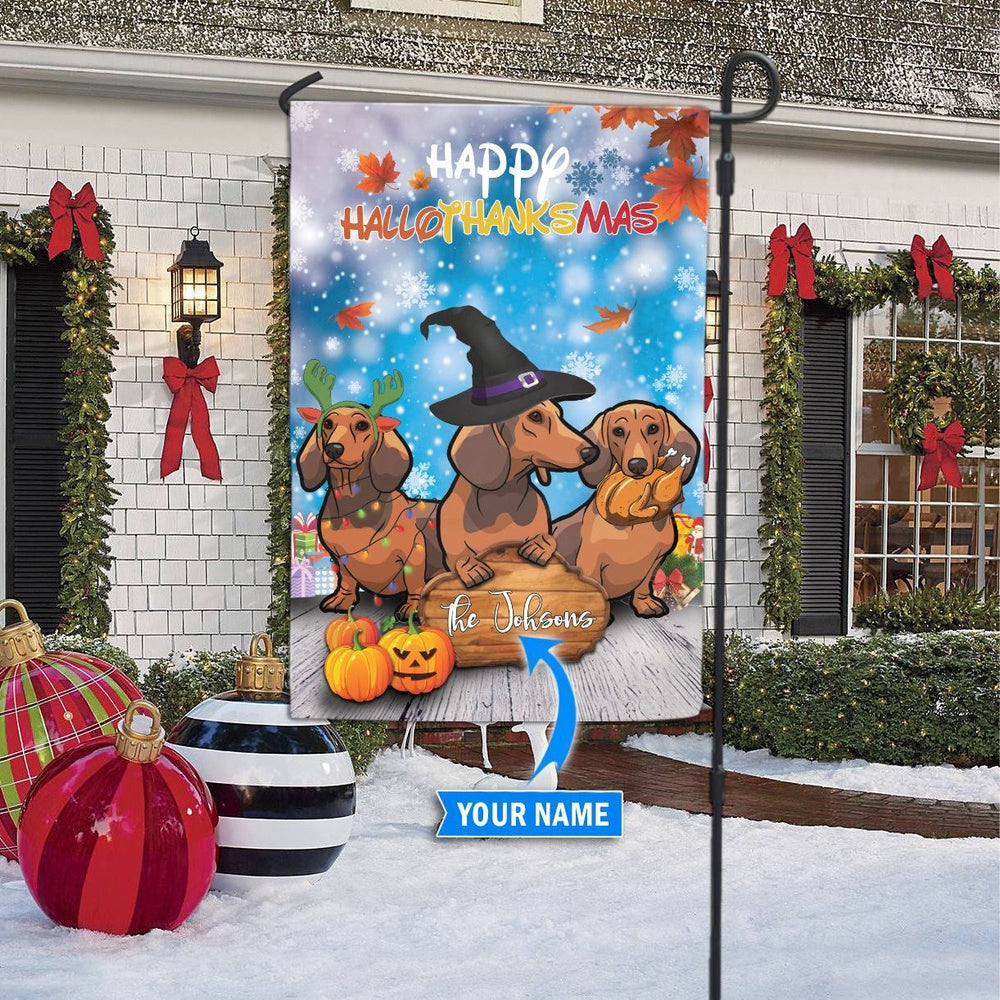 Personalized Dog Flags, Dachshund Flag, Dog Flags Outdoor, Garden Flags Dogs, Dog House Flags