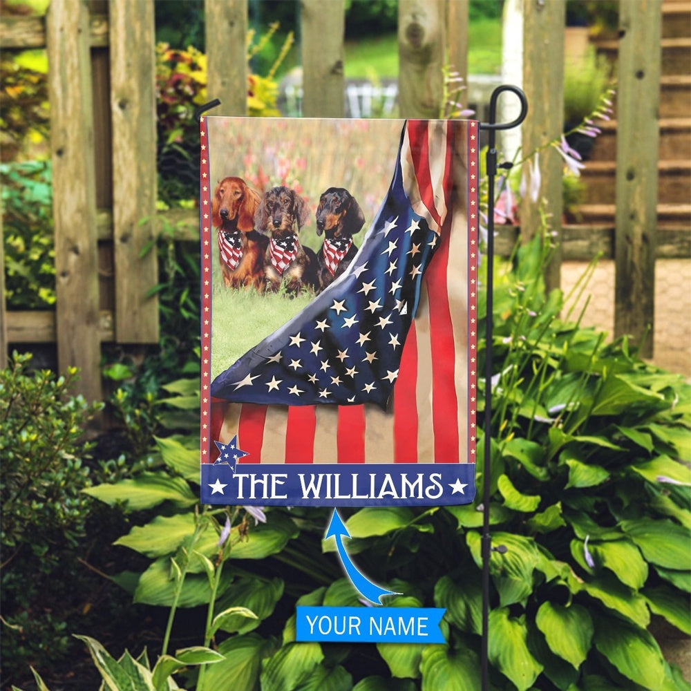 Personalized Dog Flags, Dachshund Flag, Dog Flags Outdoor, Garden Flags Dogs, Dog House Flags