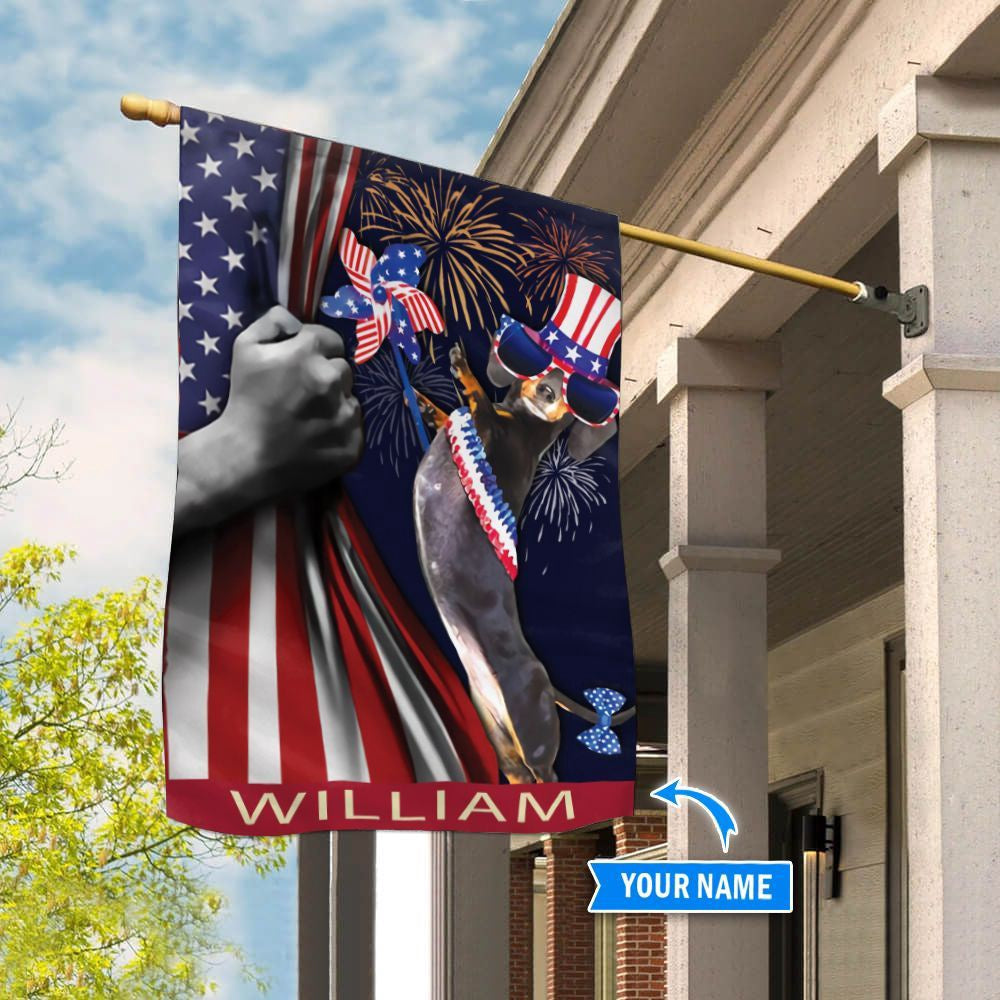 Personalized Dog Flags, Dachshund Flag Independence Day Flag, Custom Dog Garden Flags, Garden Flags Dogs, Dog House Flags