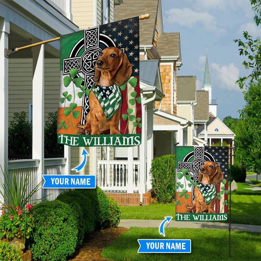 Personalized Dog Flags, Dachshund Garden Flag-House Flag, Custom Dog Garden Flags, Dog Flags Outdoor, Garden Flags Dogs, Dog House Flags