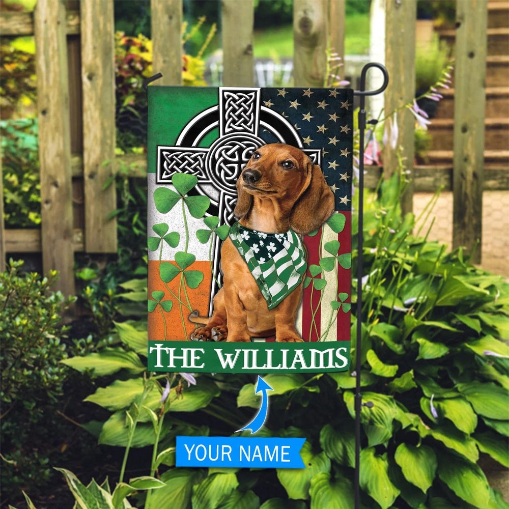 Personalized Dog Flags, Dachshund Garden Flag-House Flag, Custom Dog Garden Flags, Dog Flags Outdoor, Garden Flags Dogs, Dog House Flags
