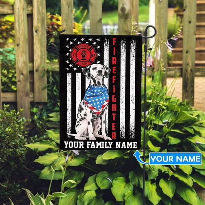 Personalized Dog Flags, Dalmatian Dog Firefighter Flag, Dog Flags Outdoor, Dog Gifts For Owners, Garden Flags Dogs, Dog House Flags