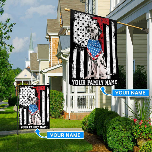 Personalized Dog Flags, Dalmatian Dog Firefighter Flag, Dog Flags Outdoor, Garden Flags Dogs, Dog House Flags