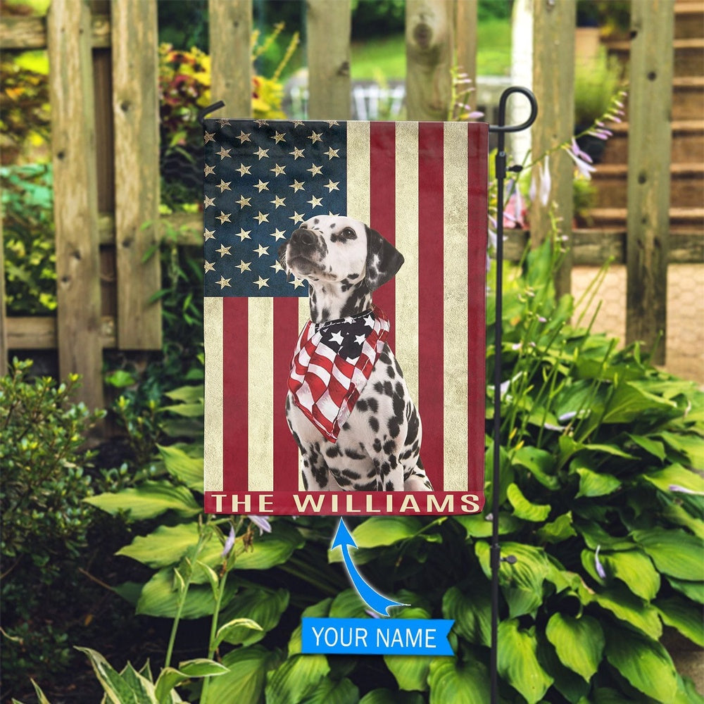 Personalized Dog Flags, Dalmatian Garden Flag, Dog Flags Outdoor, Garden Flags Dogs, Dog House Flags