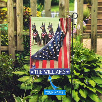 Personalized Dog Flags, Doberman Flag, Dog Flags Outdoor, Garden Flags Dogs, Dog House Flags