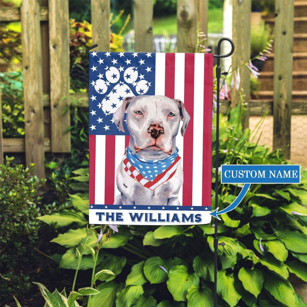 Personalized Dog Flags, Dogo Argentino Garden Flag, Garden Flags Dogs, Dog House Flags