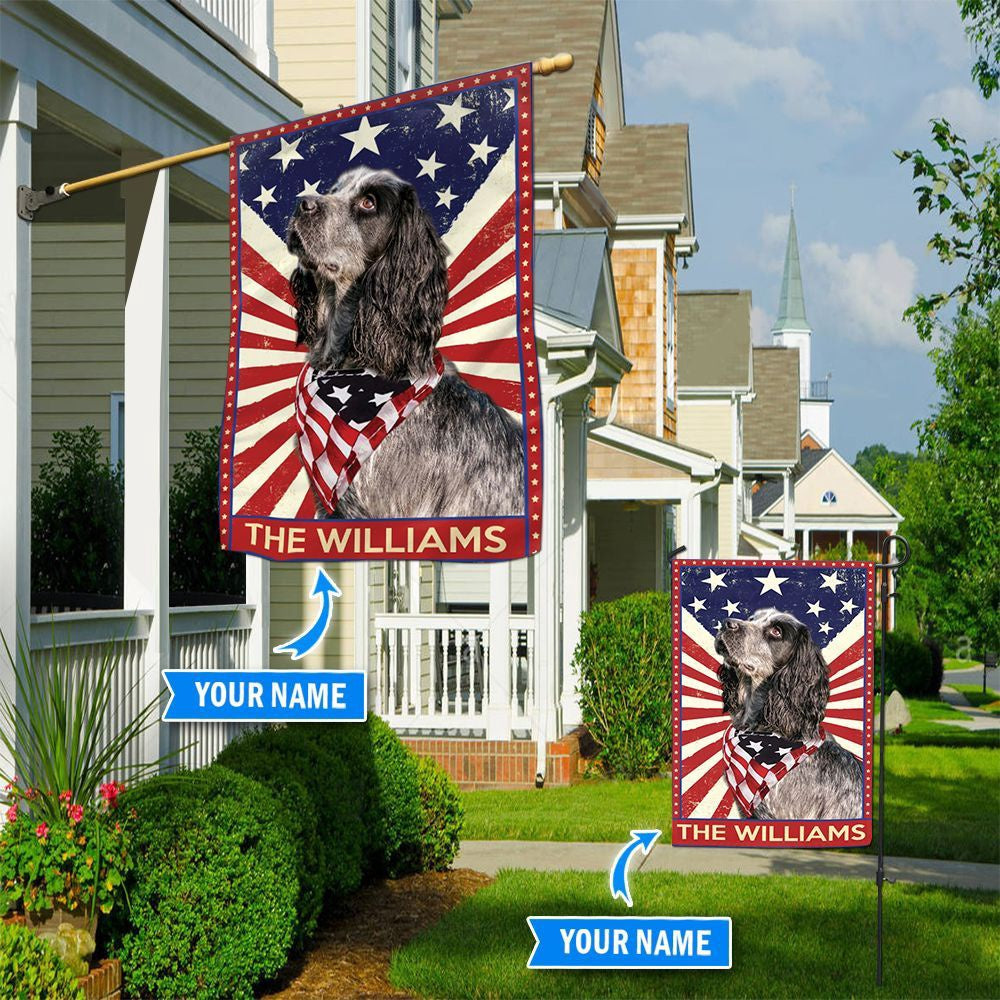 Personalized Dog Flags, English Cocker Spaniel Flag, Custom Dog Garden Flags, Dog Flags Outdoor, Garden Flags Dogs, Dog House Flags