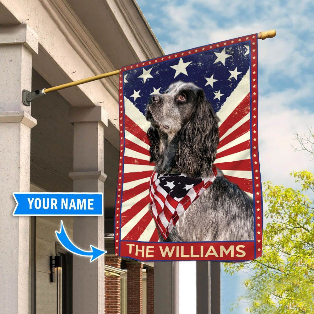 Personalized Dog Flags, English Cocker Spaniel Flag, Custom Dog Garden Flags, Dog Flags Outdoor, Garden Flags Dogs, Dog House Flags