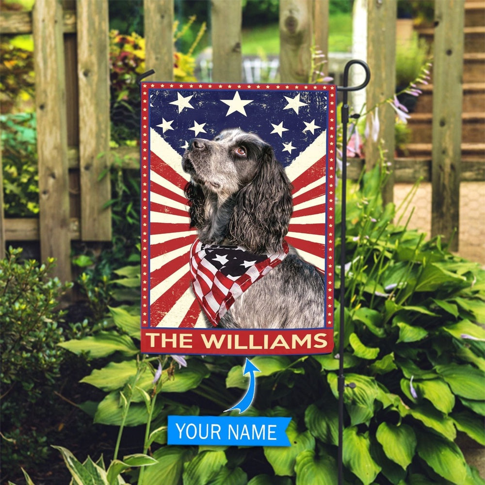 Personalized Dog Flags, English Cocker Spaniel Flag, Custom Dog Garden Flags, Dog Flags Outdoor, Garden Flags Dogs, Dog House Flags
