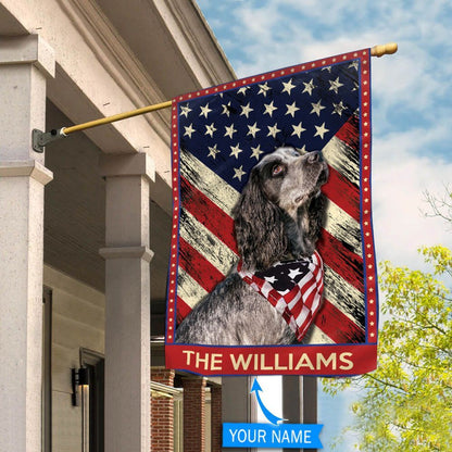 Personalized Dog Flags, English Cocker Spaniel Garden Flag, Custom Dog Garden Flags, Dog Flags Outdoor, Garden Flags Dogs, Dog House Flags