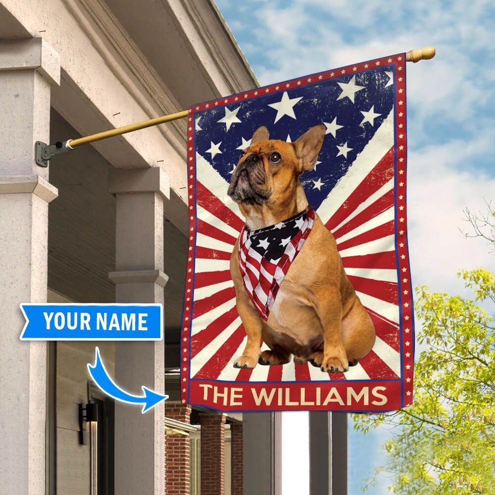 Personalized Dog Flags, French Bulldog Flag, Custom Dog Garden Flags, Dog Flags Outdoor, Garden Flags Dogs, Dog House Flags
