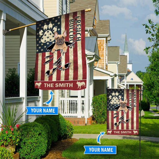 Personalized Dog Flags, French Bulldog Flag, Garden Flags Dogs, Dog House Flags