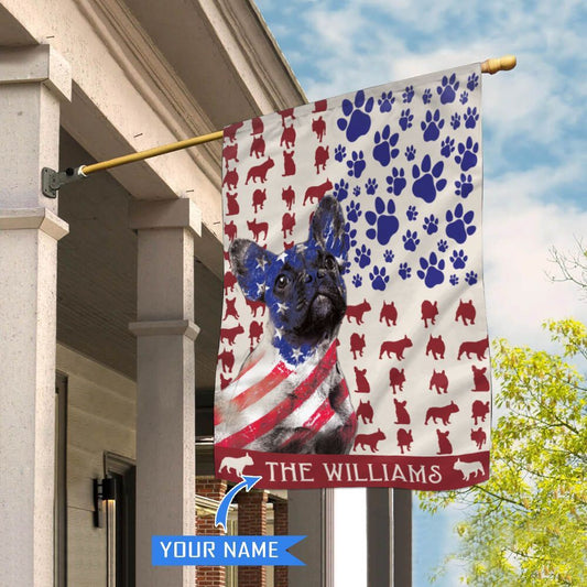 Personalized Dog Flags, French Bulldog House Flag, Dog Flags Outdoor, Garden Flags Dogs, Dog House Flags