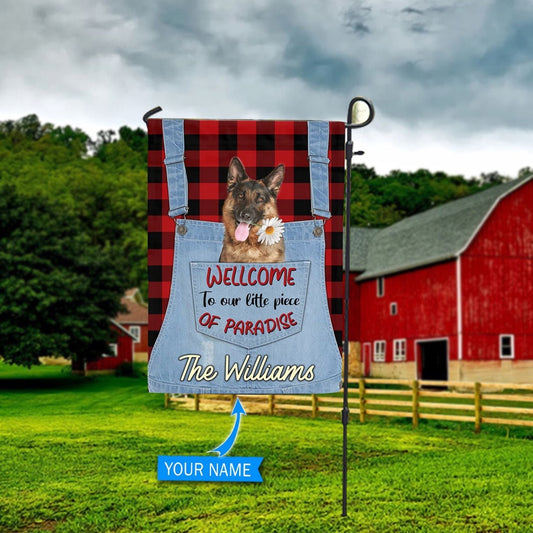 Personalized Dog Flags, German Shepherd Custom House Flag, Custom Dog Garden Flags, Dog Flags Outdoor, Garden Flags Dogs, Dog House Flags