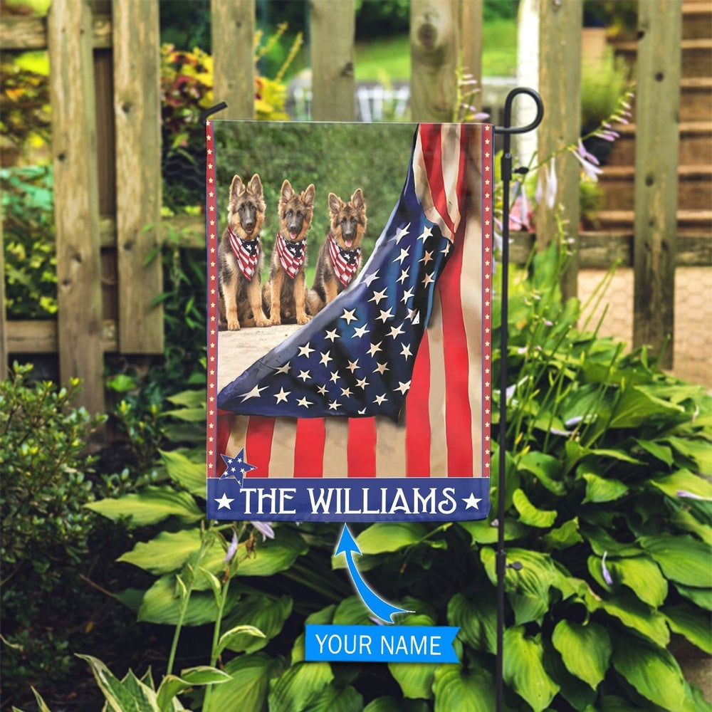 Personalized Dog Flags, German Shepherd Flag, Dog Flags Outdoor, Garden Flags Dogs, Dog House Flags