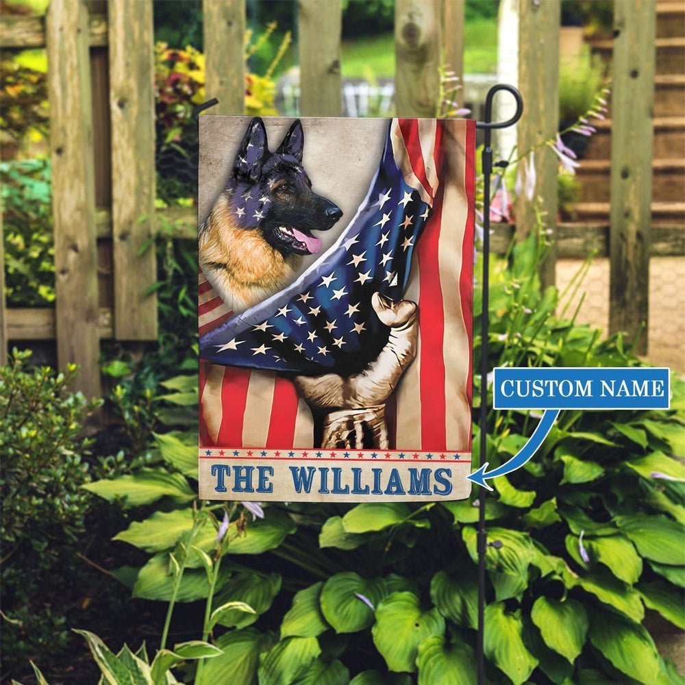Personalized Dog Flags, German Shepherd Garden Dog Garden Flags, Dog Flags Outdoor, Outdoor Decoration, Garden Flags Dogs, Dog House Flags