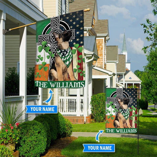 Personalized Dog Flags, German Shepherd Garden Flag, Custom Dog Garden Flags, Dog Flags Outdoor, Garden Flags Dogs, Dog House Flags