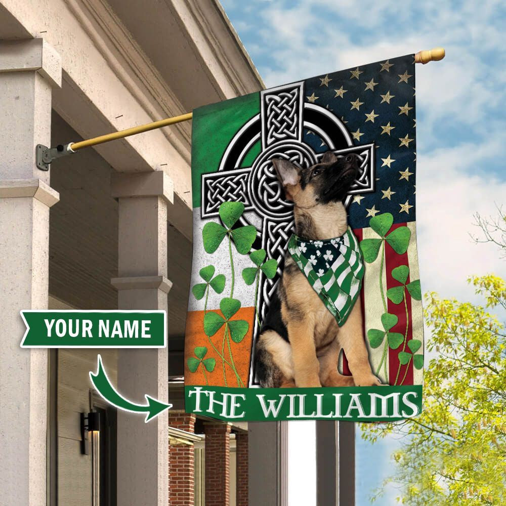 Personalized Dog Flags, German Shepherd Garden Flag, Custom Dog Garden Flags, Dog Flags Outdoor, Garden Flags Dogs, Dog House Flags
